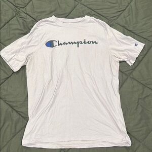 Champion White Short Sleeve Tee Classic Fit